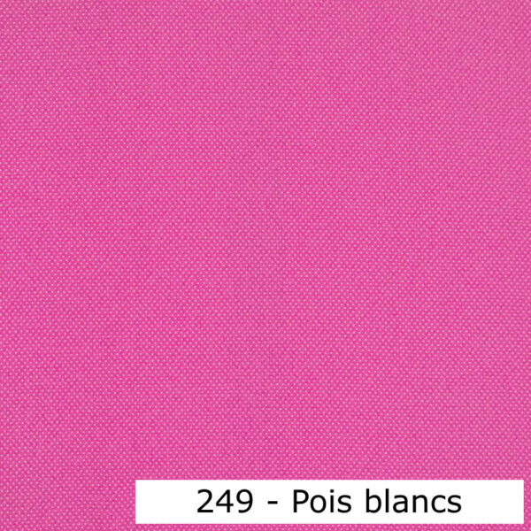 249 - Motif - Pois blancs (rose) - Au fil des saisons